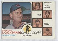 Chicago Cubs Coaches (Whitey Lockman, Hank Aguirre, Ernie Banks, Larry Jansen, …