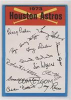 Houston Astros Team (Two Stars on Back)