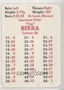 1974 APBA Baseball 1949 Season - [Base] #_YOBE - Yogi Berra [Poor to Fair]