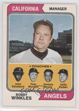 1974 O-Pee-Chee - [Base] #276 - Bobby Winkles, John Roseboro, Tom Morgan, Jimmie Reese, Salty Parker [Good to VG‑EX]