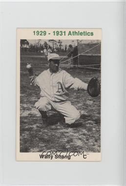 1974 TCMA 1929-31 Philadelphia Athletics - [Base] #_WASC - Wally Schang (Spelled Shang on Front)