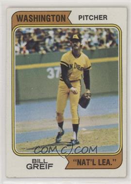 1974 Topps - [Base] #102.2 - Bill Greif (Washington)