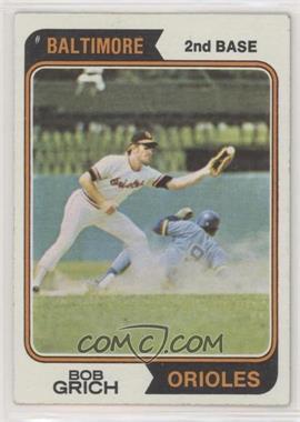 1974 Topps - [Base] #109 - Bob Grich [Good to VG‑EX]