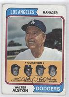 Dodgers Coaches (Walter Alston, Tom Lasorda, Jim Gilliam, Red Adams, Monty Basg…