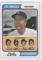 Dodgers Coaches (Walter Alston, Tom Lasorda, Jim Gilliam, Red Adams, Monty Basg…