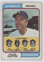 Dodgers Coaches (Walter Alston, Tom Lasorda, Jim Gilliam, Red Adams, Monty Basg…