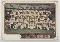 Baltimore Orioles Team [Poor to Fair]
