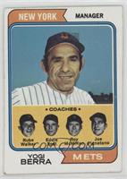 Mets Coaches (Yogi Berra, Rube Walker, Eddie Yost, Roy McMillan, Joe Pignatano)…