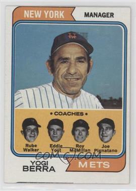 1974 Topps - [Base] #179 - Mets Coaches (Yogi Berra, Rube Walker, Eddie Yost, Roy McMillan, Joe Pignatano)