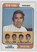 Mets Coaches (Yogi Berra, Rube Walker, Eddie Yost, Roy McMillan, Joe Pignatano)…