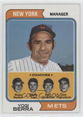 1974 Topps - [Base] #179 - Mets Coaches (Yogi Berra, Rube Walker, Eddie Yost, Roy McMillan, Joe Pignatano)