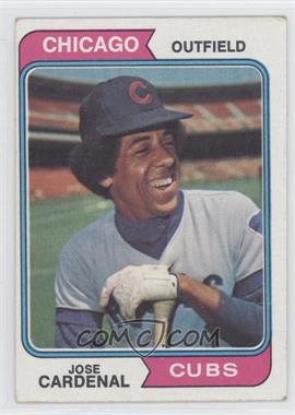 1974 Topps - [Base] #185 - Jose Cardenal [Good to VG‑EX]