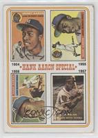 Hank Aaron Special (1954,1955,1956,1957) (1956 Card has Willie Mays in the Smal…