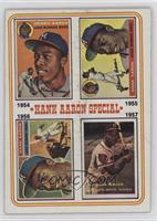 Hank Aaron Special (1954,1955,1956,1957) (1956 Card has Willie Mays in the Smal…