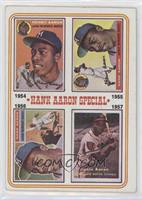 Hank Aaron Special (1954,1955,1956,1957) (1956 Card has Willie Mays in the Smal…