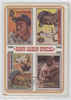 Hank Aaron Special (1954,1955,1956,1957) (1956 Card has Willie Mays in the Smal…