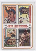 Hank Aaron Special (1954,1955,1956,1957) (1956 Card has Willie Mays in the Smal…