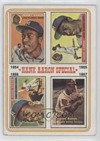 Hank Aaron Special (1954,1955,1956,1957) (1956 Card has Willie Mays in the Smal…