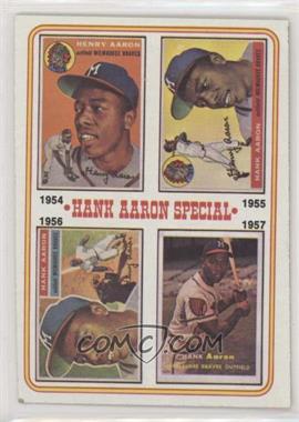 1974 Topps - [Base] #2 - Hank Aaron Special (1954,1955,1956,1957)