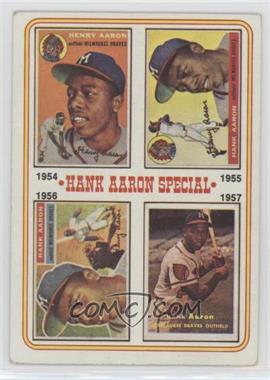 1974 Topps - [Base] #2 - Hank Aaron Special (1954,1955,1956,1957)