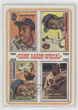 1974 Topps - [Base] #2 - Hank Aaron Special (1954,1955,1956,1957)