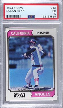 1974 Topps - [Base] #20 - Nolan Ryan [PSA 5 EX]