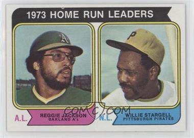 1974 Topps - [Base] #202 - League Leaders - Reggie Jackson, Willie Stargell