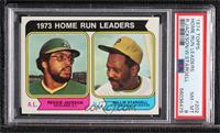 League Leaders - Reggie Jackson, Willie Stargell [PSA 8 NM‑MT]