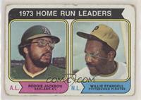 League Leaders - Reggie Jackson, Willie Stargell [Poor to Fair]