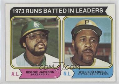 1974 Topps - [Base] #203 - League Leaders - Reggie Jackson, Willie Stargell