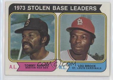 1974 Topps - [Base] #204 - League Leaders - Lou Brock, Tommy Harper