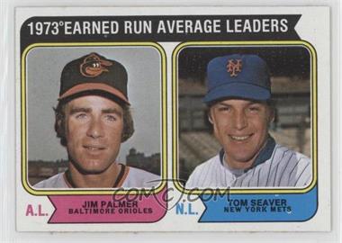 1974 Topps - [Base] #206 - League Leaders - Jim Palmer, Tom Seaver