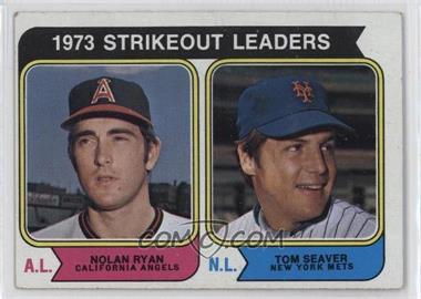 1974 Topps - [Base] #207 - League Leaders - Nolan Ryan, Tom Seaver