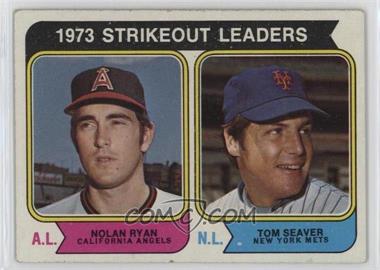 1974 Topps - [Base] #207 - League Leaders - Nolan Ryan, Tom Seaver