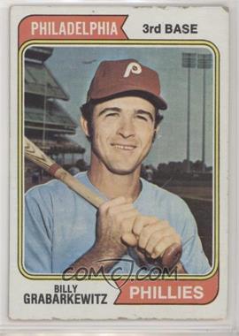 1974 Topps - [Base] #214 - Billy Grabarkewitz [Good to VG‑EX]