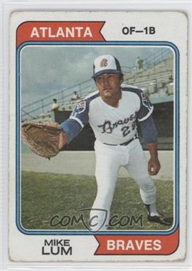 1974 Topps - [Base] #227 - Mike Lum [Noted]