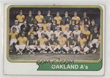 1974 Topps - [Base] #246 - Oakland Athletics Team [Good to VG‑EX]