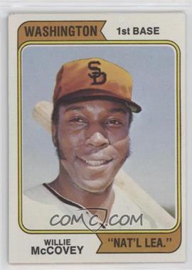 1974 Topps - [Base] #250.2 - Willie McCovey (Washington)