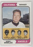 Angels Coaches (Bobby Winkles, John Roseboro, Tom Morgan, Jimmie Reese, Salty P…