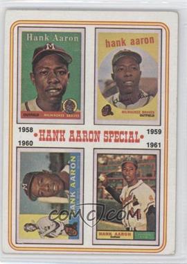 1974 Topps - [Base] #3 - Hank Aaron Special (1958,1959,1960,1961) [Good to VG‑EX]