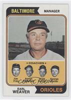Orioles Coaches (Earl Weaver, Jim Frey, George Bamberger, Billy Hunter, George …