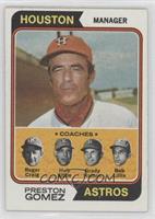 Astros Coaches (Preston Gomez, Roger Craig, Hub Kittle, Grady Hatton, Bob Lilli…