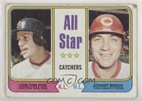 All Star Catchers - Carlton Fisk, Johnny Bench [Poor to Fair]