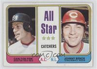 All Star Catchers - Carlton Fisk, Johnny Bench