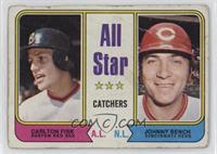 All Star Catchers - Carlton Fisk, Johnny Bench [Poor to Fair]