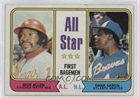 All Star First Basemen - Dick Allen, Hank Aaron [Good to VG‑EX]