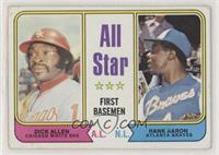 All Star First Basemen - Dick Allen, Hank Aaron [Good to VG‑EX]