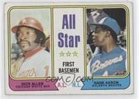 All Star First Basemen - Dick Allen, Hank Aaron [Good to VG‑EX]