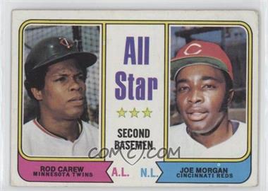 1974 Topps - [Base] #333 - All Star Second Basemen - Rod Carew, Joe Morgan