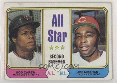 1974 Topps - [Base] #333 - All Star Second Basemen - Rod Carew, Joe Morgan